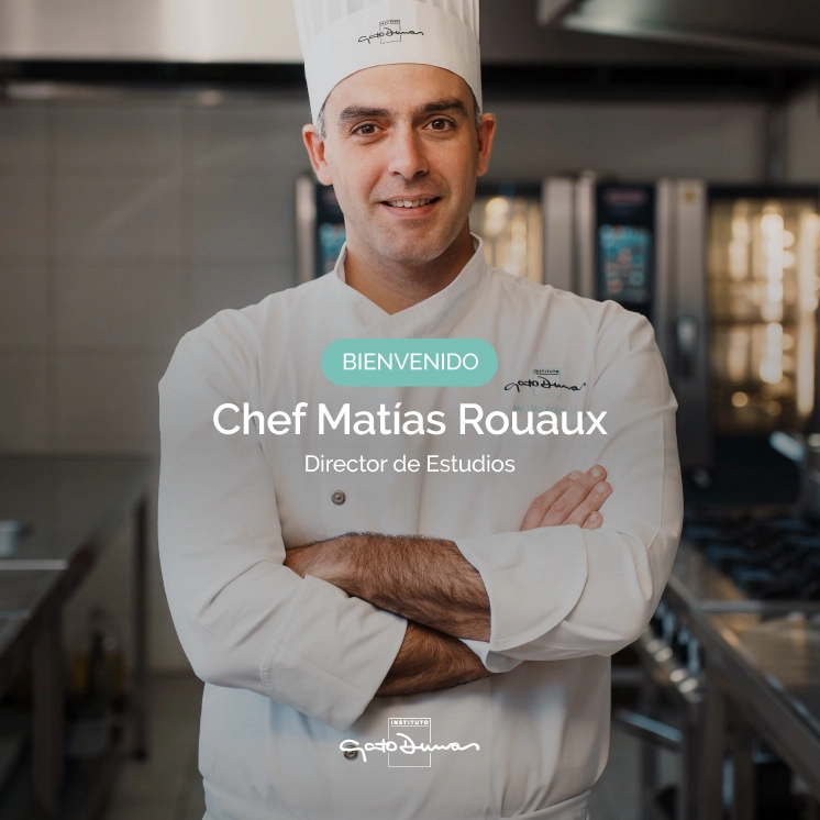Gato Dumas se fortalece: Matías Rouaux asume la Dirección de Estudios para conectar las aulas con la alta gastronomía